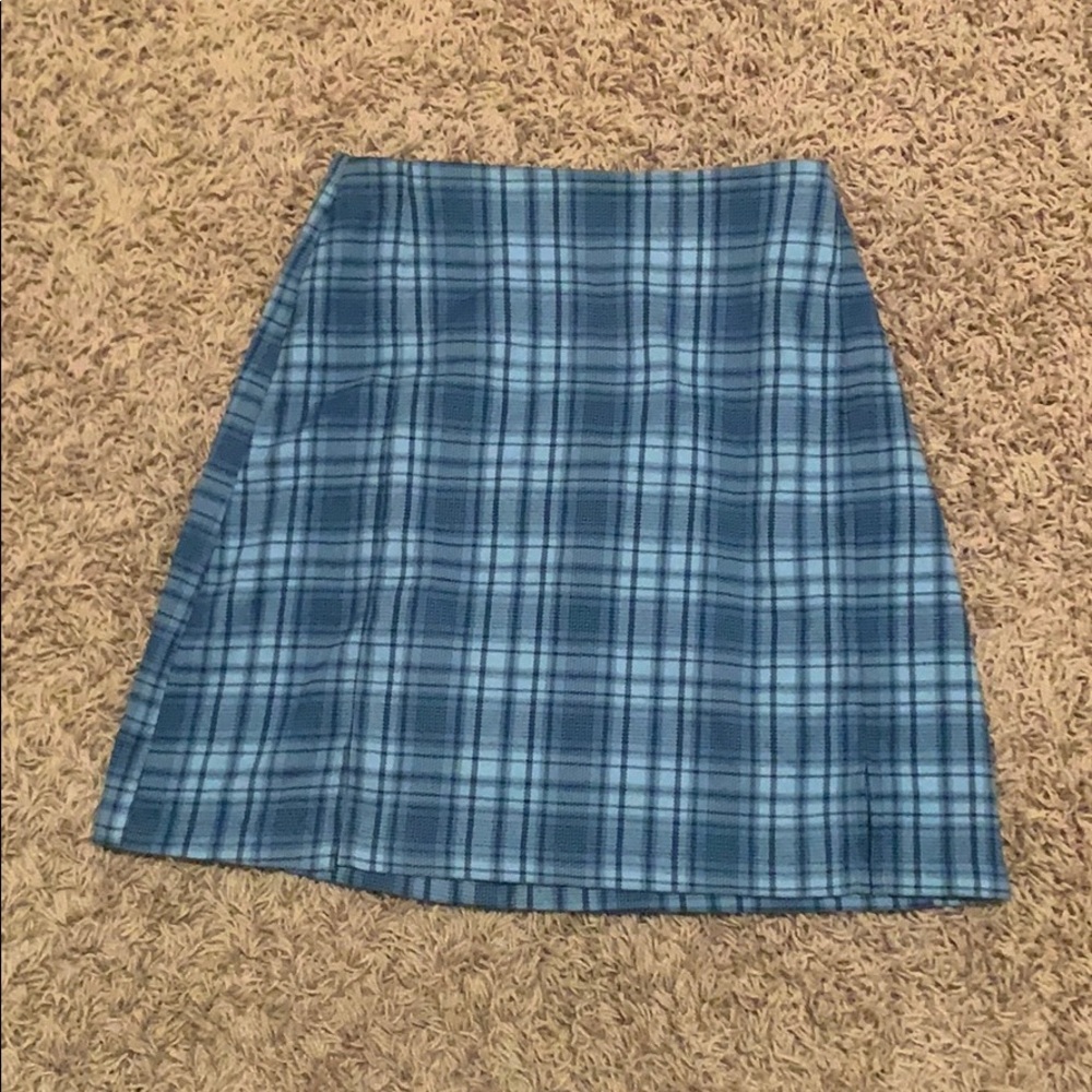plaid skirt